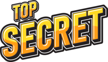 Top secret, Speech poster text art design png