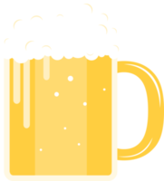 Beer with bubble sign icon png