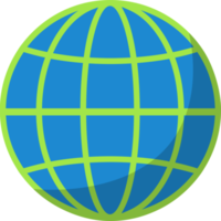 icône globe, signe png