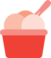 Ice Cream in Cup Icon, Sign png