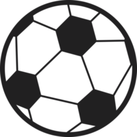 Black soccer ball Football Icon Sign Symbol png