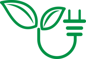 symbole de l'icône de l'énergie propre png