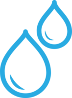 símbolo de signo de icono de línea de gota de agua png