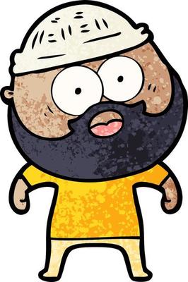 cartoon bearded man