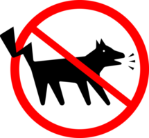 No dog sign icon png