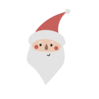 sticker portret van de kerstman png