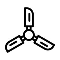 Ceiling Fan Icon Design vector