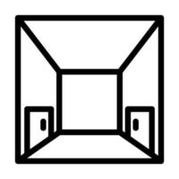 diseño de icono de pasillo vector