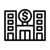 diseño de icono de banco vector