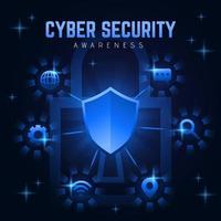 Cyber Security Concept vector