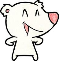 polar bear cartoon vector