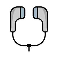 earbud icon vector design template