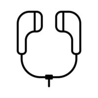 earbud icon vector design template