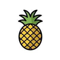 pineapple icon vector design template