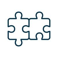 puzzle icon vector design template
