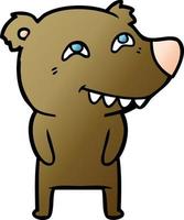 bear cartoon chraracter vector