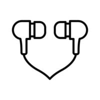 earbud icon vector design template