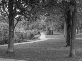 The city of Coesfeld at the river berkel in germany photo