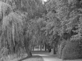 The city of Coesfeld at the river berkel in germany photo