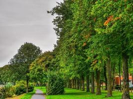 The city of Coesfeld at the river berkel in germany photo