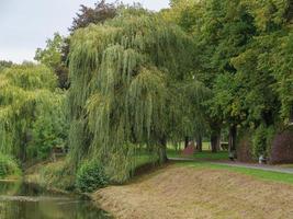 The city of Coesfeld at the river berkel in germany photo