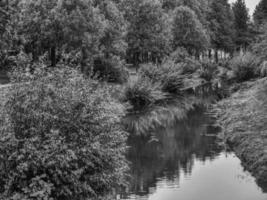 The city of Coesfeld at the river berkel in germany photo