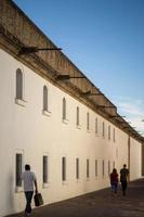 Old, abandoned building in downtown guadalajara, mexico, colonial architecture photo