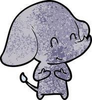 cute cartoon elephant vector