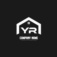 YR Initial Letters Logo design vector for construction, home, real estate, building, property.