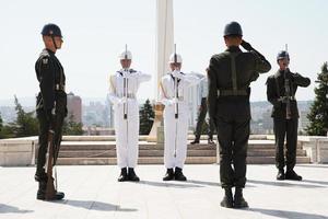 anitkabir mausoleo de mustafa kemal ataturk en ankara, turkiye foto