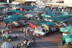 Jemaa el-Fnaa Square Market in Marrakesh, Morocco photo