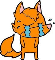 fox cartoon character vector