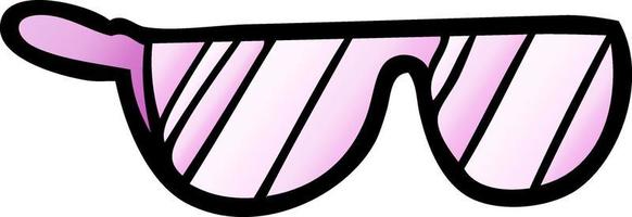 cool cartoon sunglasses vector