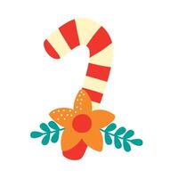 nice candy cane vector