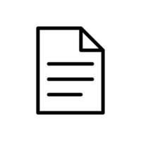 Document icon vector design templates