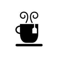 plantillas de diseño de vectores de iconos de té