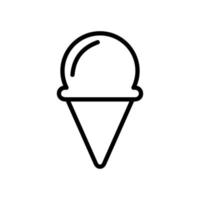 Ice cream icon vector design templates