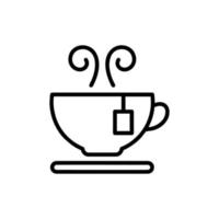 plantillas de diseño de vectores de iconos de té