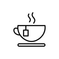 plantillas de diseño de vectores de iconos de té