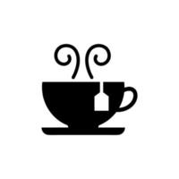 plantillas de diseño de vectores de iconos de té