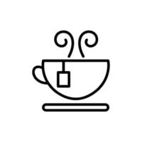 plantillas de diseño de vectores de iconos de té