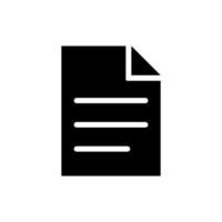 Document icon vector design templates