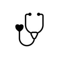 Stethoscope icon vector design templates