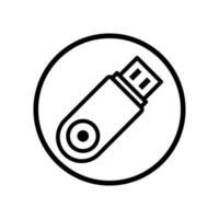 Flashdrive icon vector design templates