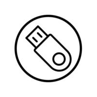 Flashdrive icon vector design templates