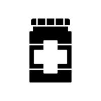 Bottle pill icon vector design templates