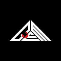diseño creativo del logotipo de la letra de la gema con gráfico vectorial, logotipo simple y moderno de la gema en forma de triángulo. vector