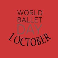 Illustrations made for the International Ballet Day that takes place on October 1, 2022. These designs are made in a black pattern vector