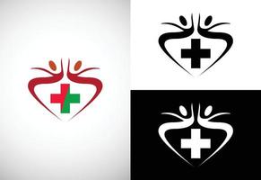 diseño de ilustración vectorial de plantilla de logotipo médico de salud. icono medico vector