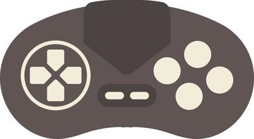 icono de joystick retro, ilustración plana vector